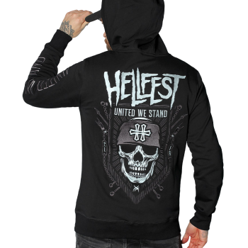 Zip Hooded Jacket "Hellfest...