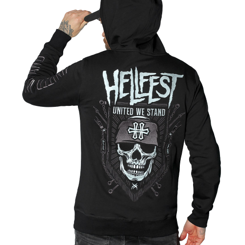 Zip Hooded Jacket "Hellfest XVI"